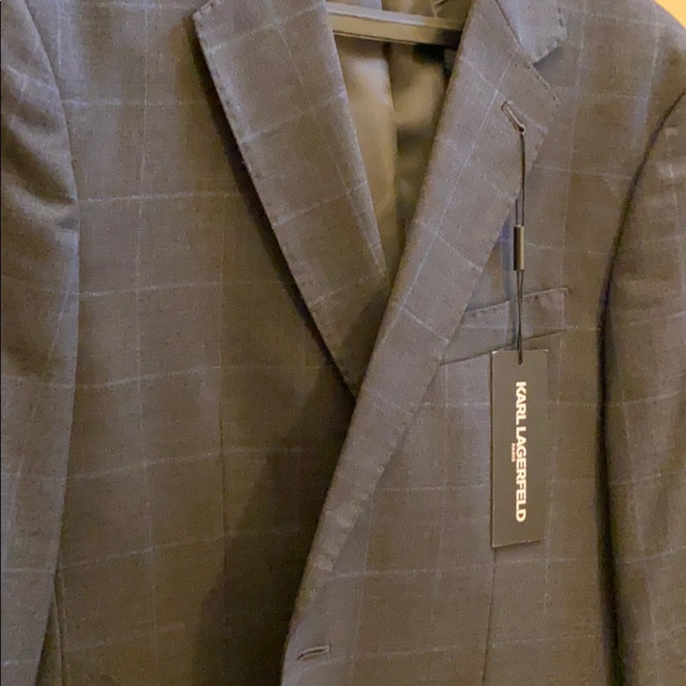 Karl Lagerfeld plaid blazer 40S